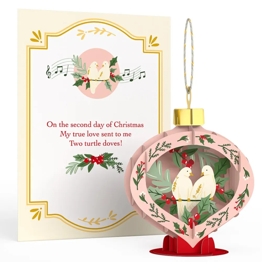 Lovepop Advent Calendars|Decor|12 Days of Christmas Merry Ornament Set