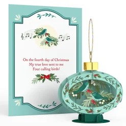 Lovepop Advent Calendars|Decor|12 Days of Christmas Merry Ornament Set