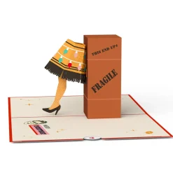 Lovepop Greeting Cards|Christmas 12/25|A Christmas Story Holiday Leg Lamp Pop-Up Card