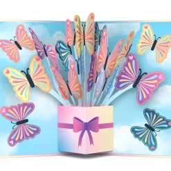 Lovepop Birthday|Act Like It's Your Birthday Butterflies Pop-Up Card and Sentiment Set for Any Woman