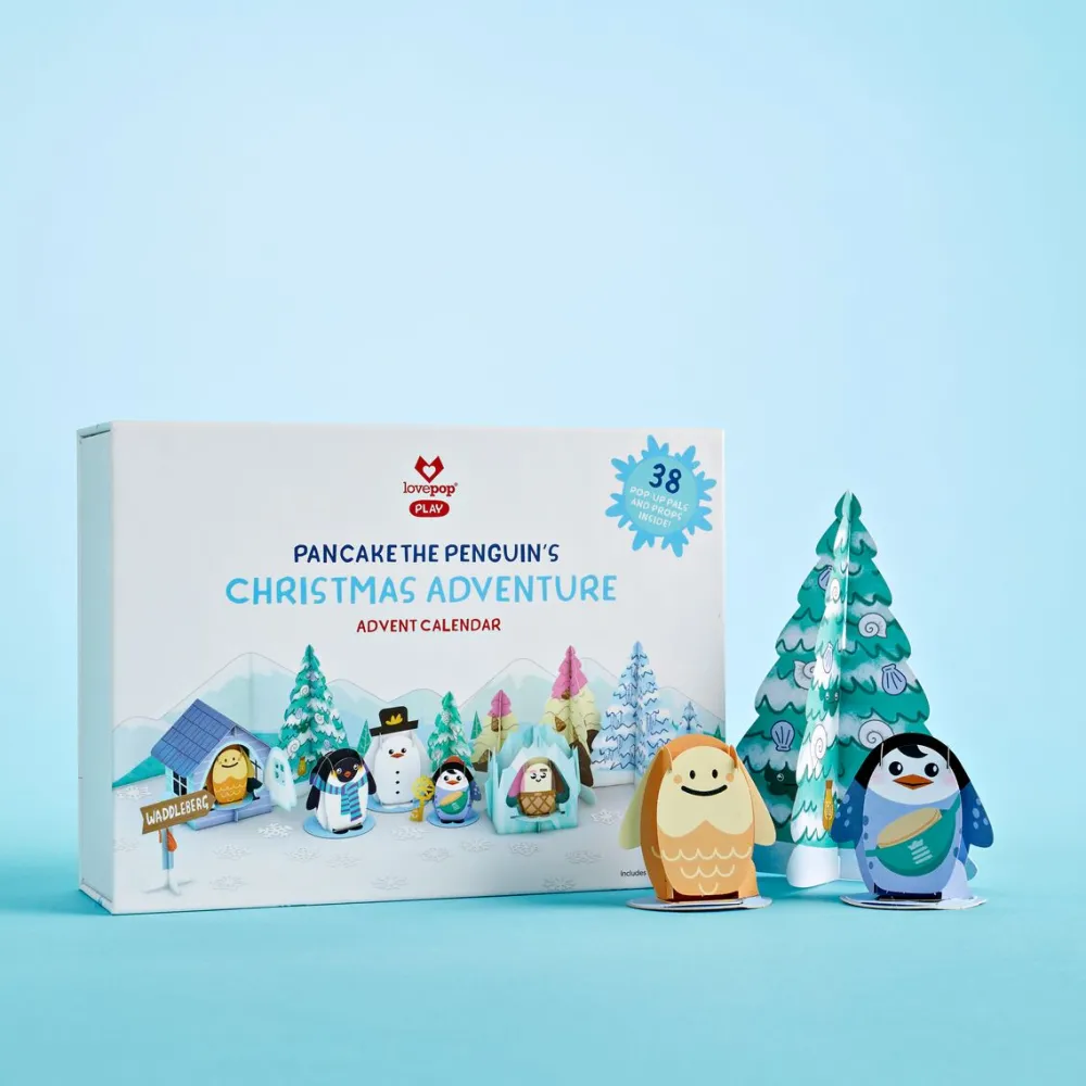 Lovepop Advent Calendars|Christmas 12/25|Advent Calendar: Pancake the Penguin's Christmas Adventure