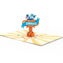 Lovepop Congratulations|Graduation|Amazing Congrats Trophy: Paperpop® Card