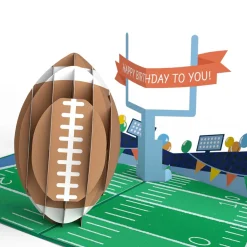 Lovepop Greeting Cards|Birthday|Another Birthday Down Football Pop-Up Card