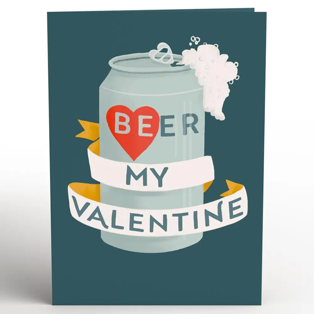 Lovepop Greeting Cards|Valentine'S Day 2/14|Beer My Valentine Funny Valentine's Day Pop-Up Card
