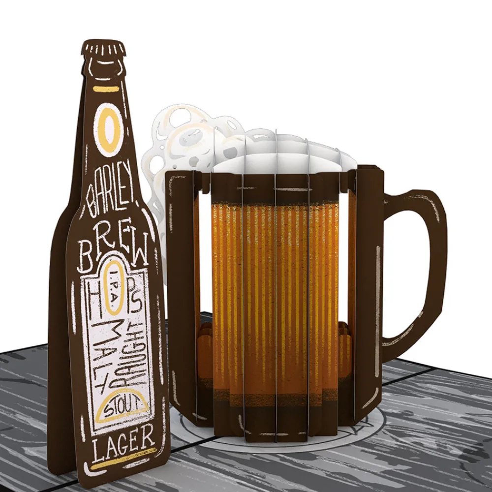 Lovepop Greeting Cards|Birthday|Beer-th Day Pop-Up Card