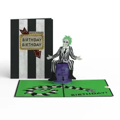 Lovepop Card & Gift Bundles|Decor|Beetlejuice Birthday Pop-Up Card & Bouquet Bundle