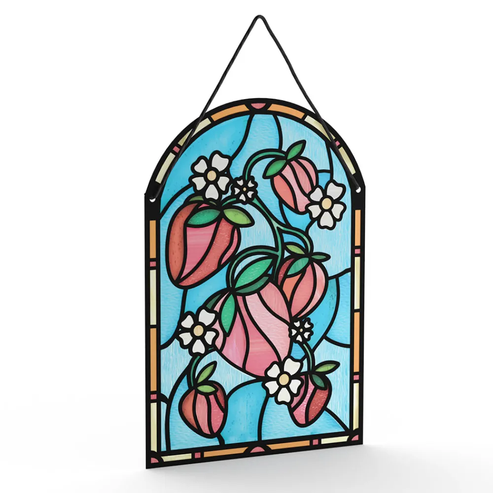 Lovepop Suncatcher Cards|Birthday|Berry Sweet Birthday Strawberries Suncatcher Card