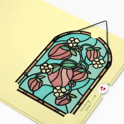 Lovepop Suncatcher Cards|Birthday|Berry Sweet Birthday Strawberries Suncatcher Card