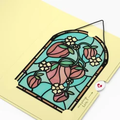 Lovepop Pop-Up Bouquets|Card & Gift Bundles|Berry Sweet Birthday Suncatcher Card & Pop-Up Bouquet Bundle
