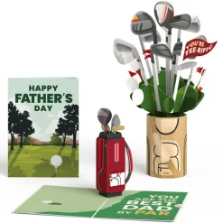 Lovepop Card & Gift Bundles|Father'S Day 6/15|Best Dad by Par Father's Day Pop-Up Card & Bouquet Bundle