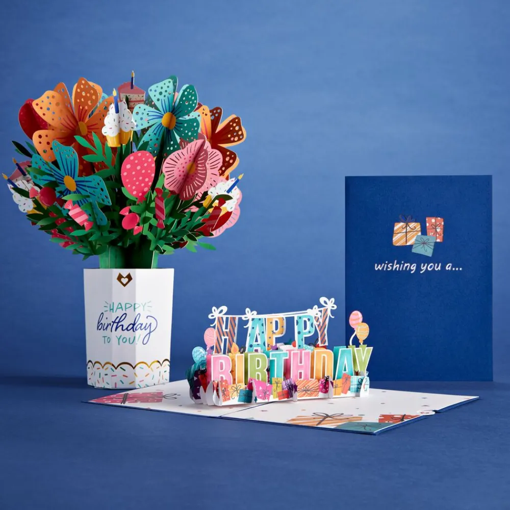 Lovepop Pop-Up Bouquets|Card & Gift Bundles|Birthday Bundle