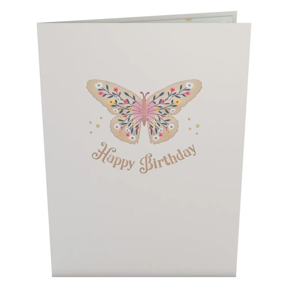 Lovepop Greeting Cards|Birthday|Birthday Butterfly Pop-Up Card