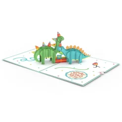 Lovepop Greeting Cards|Birthday|Birthday Dinosaurs Pop-Up Card