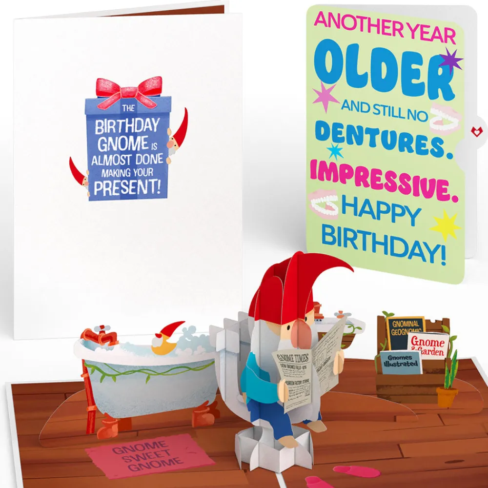 Lovepop Birthday|Him|Birthday Gnome Pop-Up Card and Sentiment Set