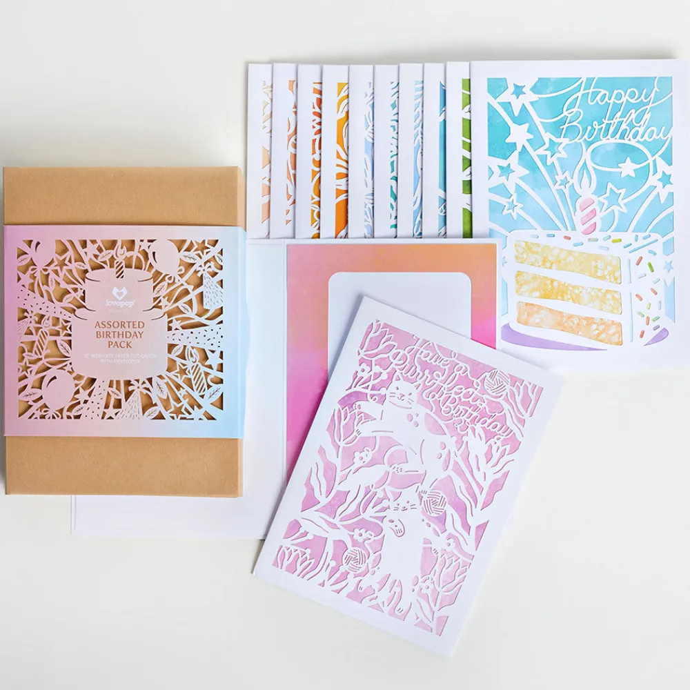 Lovepop Value Packs|Birthday|Birthday Pack (Assorted 12-Pack): Moments™ Card