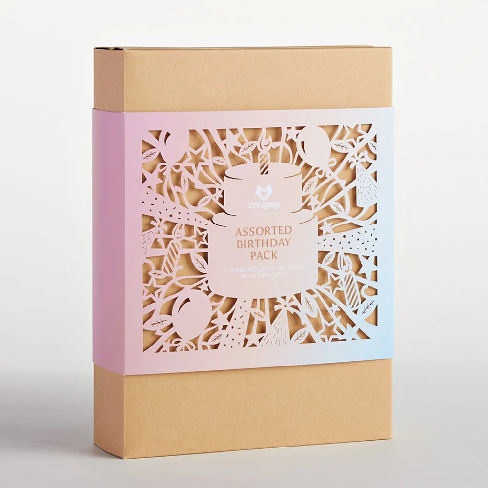 Lovepop Value Packs|Birthday|Birthday Pack (Assorted 12-Pack): Moments™ Card