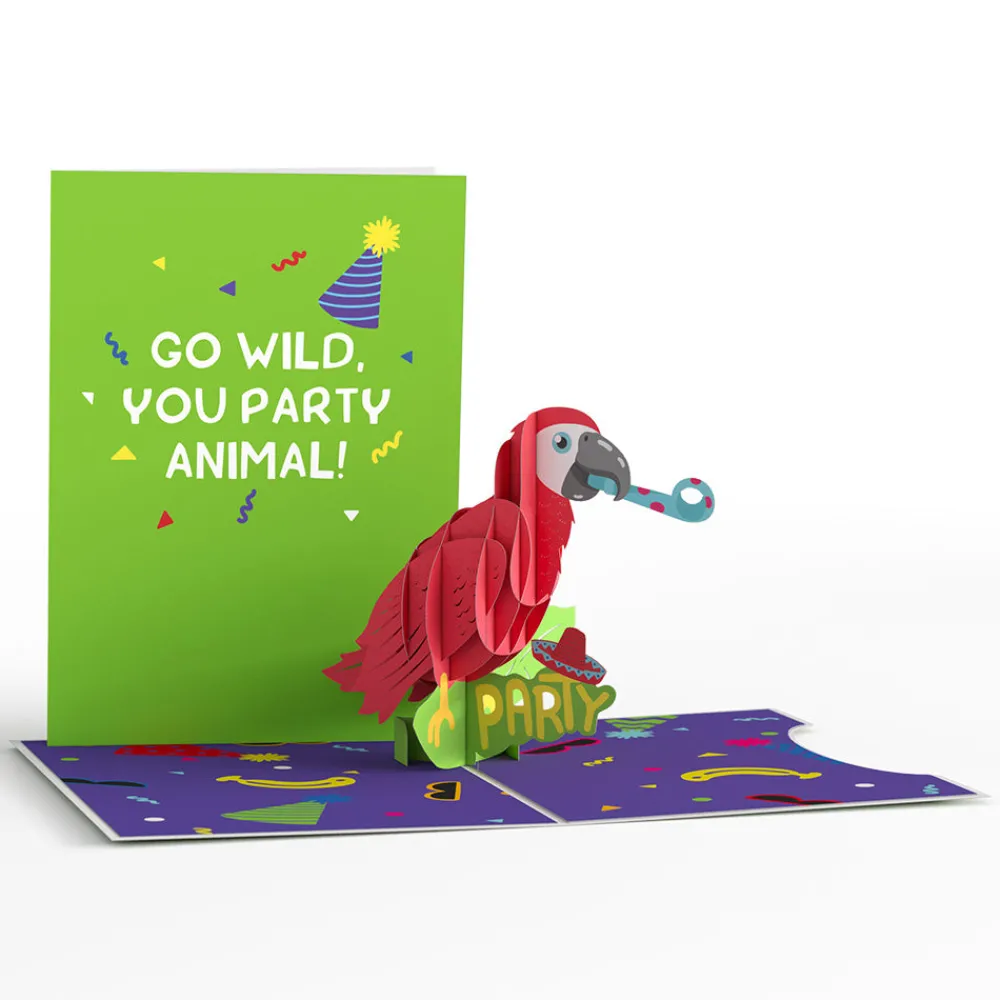 Lovepop Birthday|Birthday Party Animals 4-in-1 Nesting Card