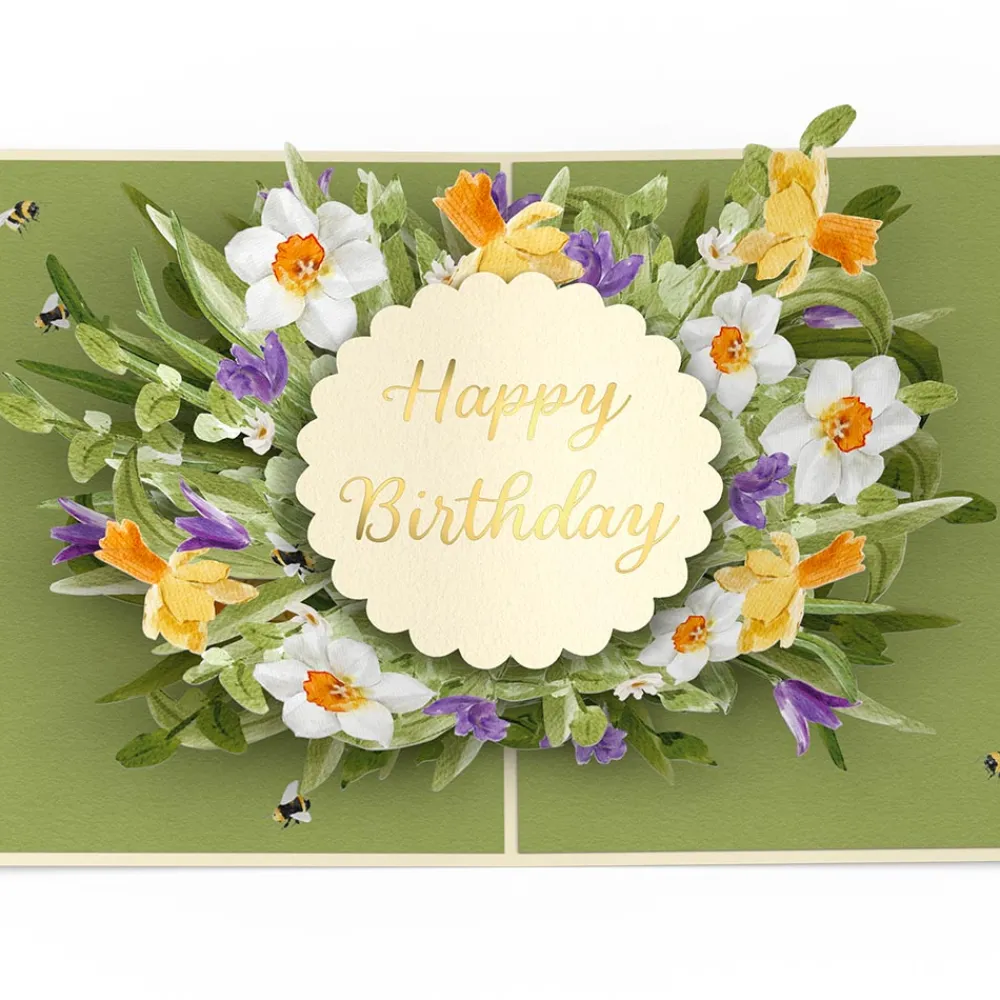 Lovepop Birthday|Mom|Bloom Birthday Pop-Up Card and Sentiment Set for Mom