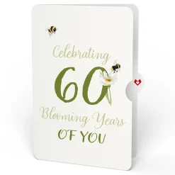 Lovepop Birthday|Bloom 60th Birthday Pop-Up Card and Sentiment Set