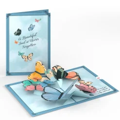 Lovepop Greeting Cards|Sympathy|Celebration of Life Sympathy Butterflies Pop-Up Card