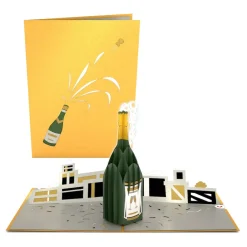 Lovepop Greeting Cards|Birthday|Champagne Celebration Pop-Up Card