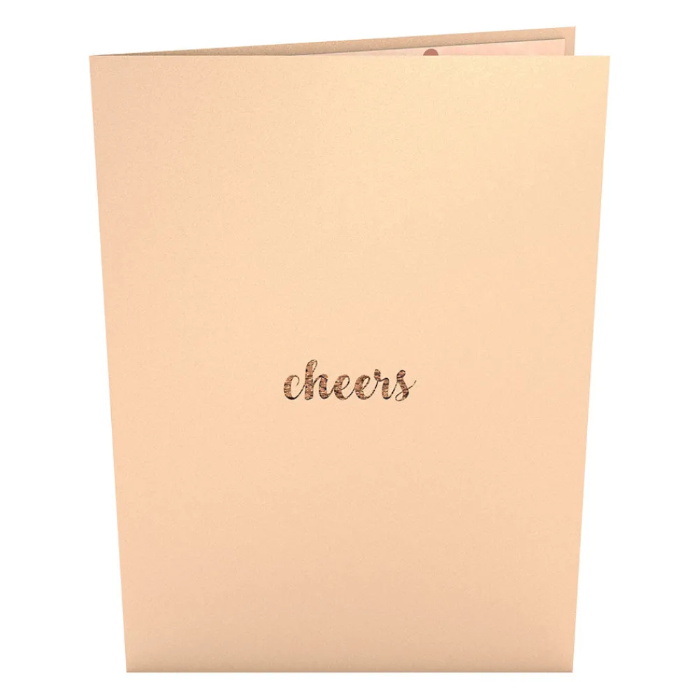 Lovepop Greeting Cards|Congratulations|Champagne Toast Pop-Up Card