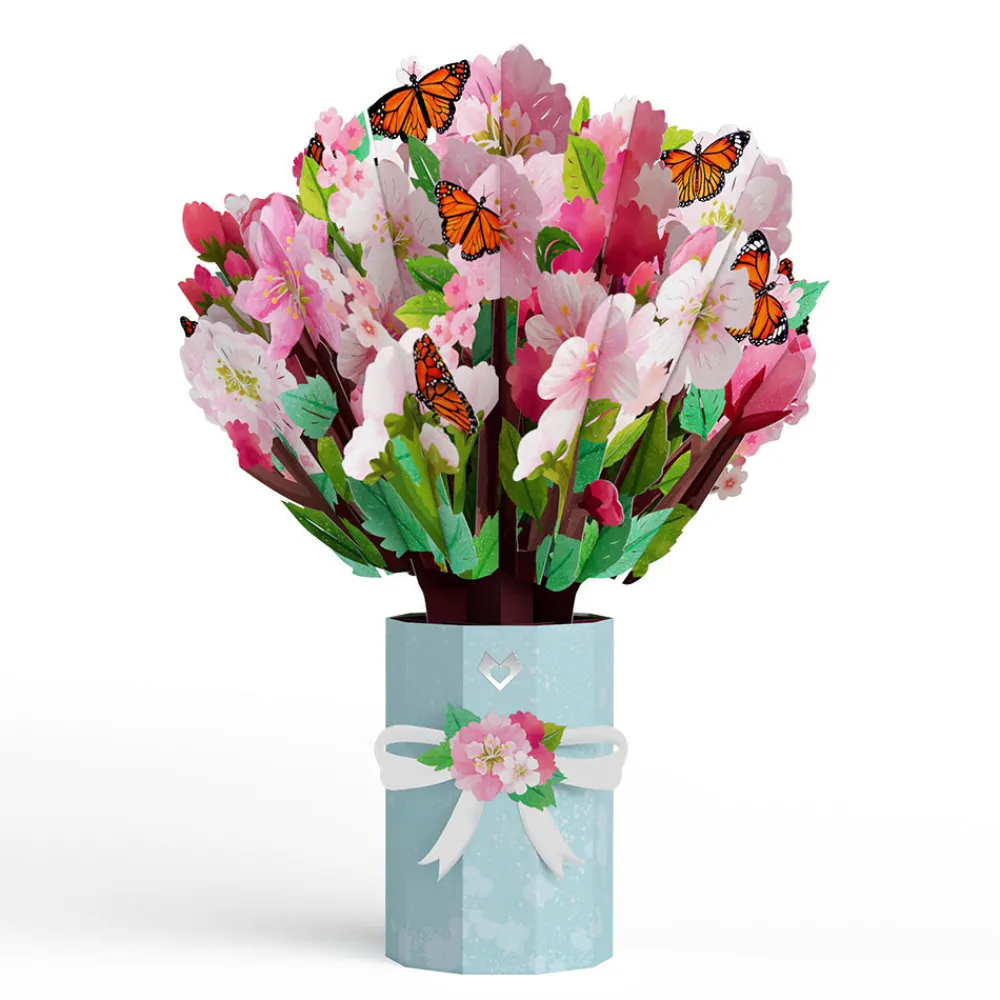 Lovepop Pop-Up Bouquets|Mother'S Day 5/11|Cherry Blossom Butterfly Bouquet