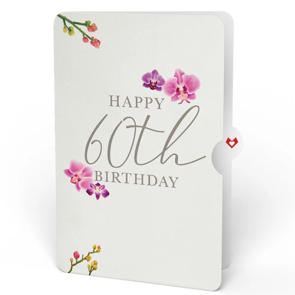 Lovepop Pop-Up Bouquets|Cherry Blossom 60th Birthday Bouquet and Sentiment Set