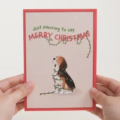 Lovepop Greeting Cards|Christmas 12/25|Christmas Dog Stockings Pop-Up Card