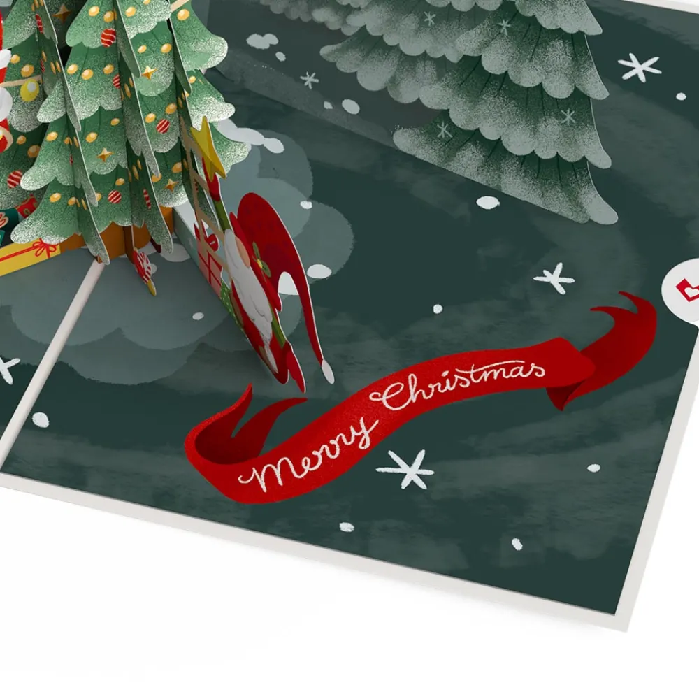 Lovepop Greeting Cards|Christmas 12/25|Christmas Gnomes Pop-Up Card