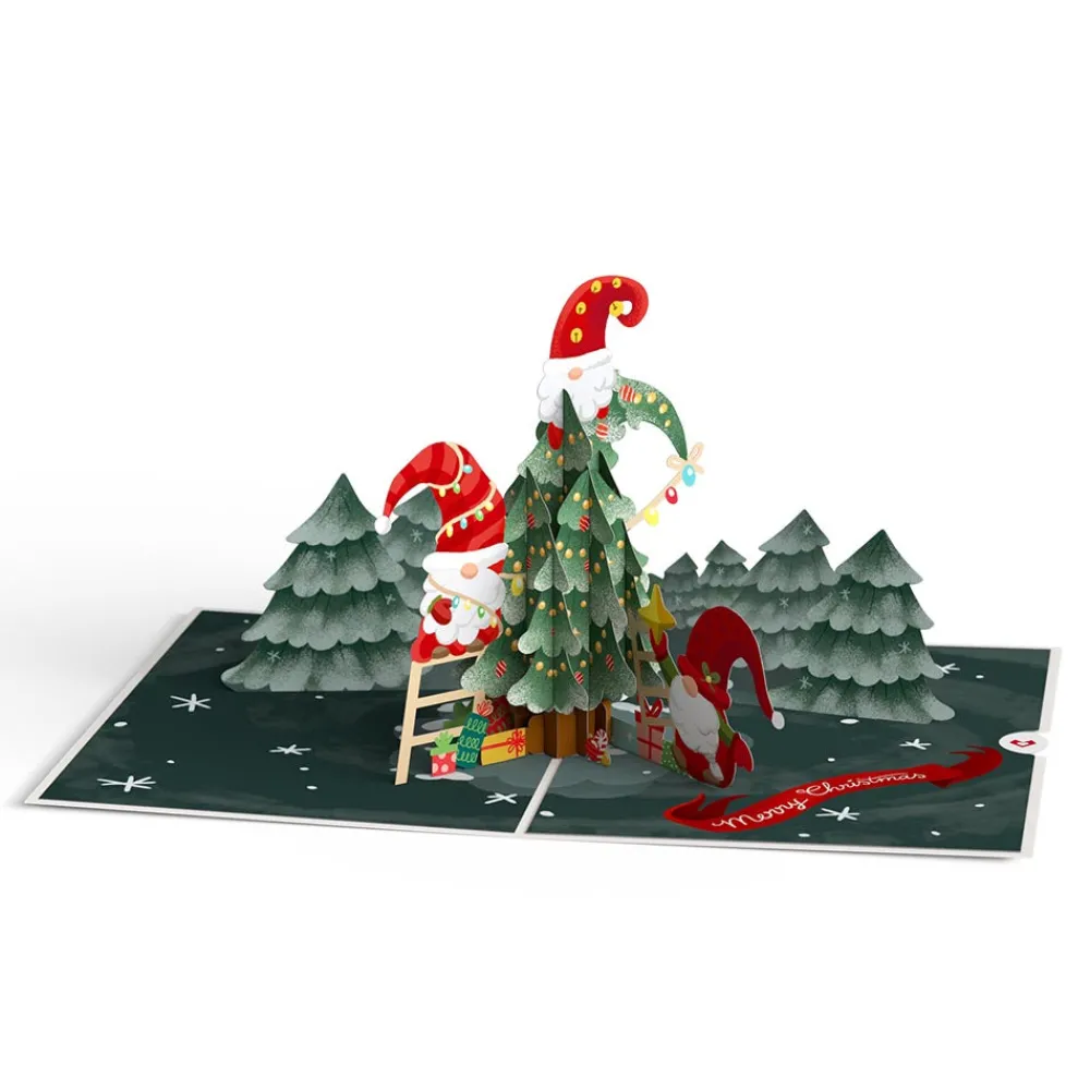 Lovepop Greeting Cards|Christmas 12/25|Christmas Gnomes Pop-Up Card