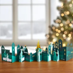 Lovepop Decor|Christmas 12/25|Christmas Loooooong Card™ 3-Pack (Expands to 2 feet)