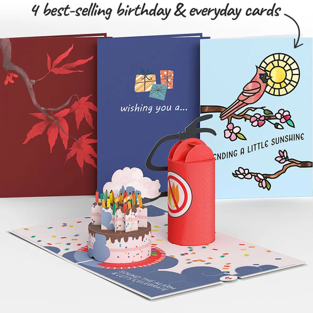 Lovepop Value Packs|Pop-Up Stickers|Classic Christmas & Everyday Favorites Super Pack