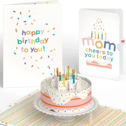 Lovepop Birthday|Mom|Confetti Cake Birthday Pop-Up Card and Sentiment Set for Mom