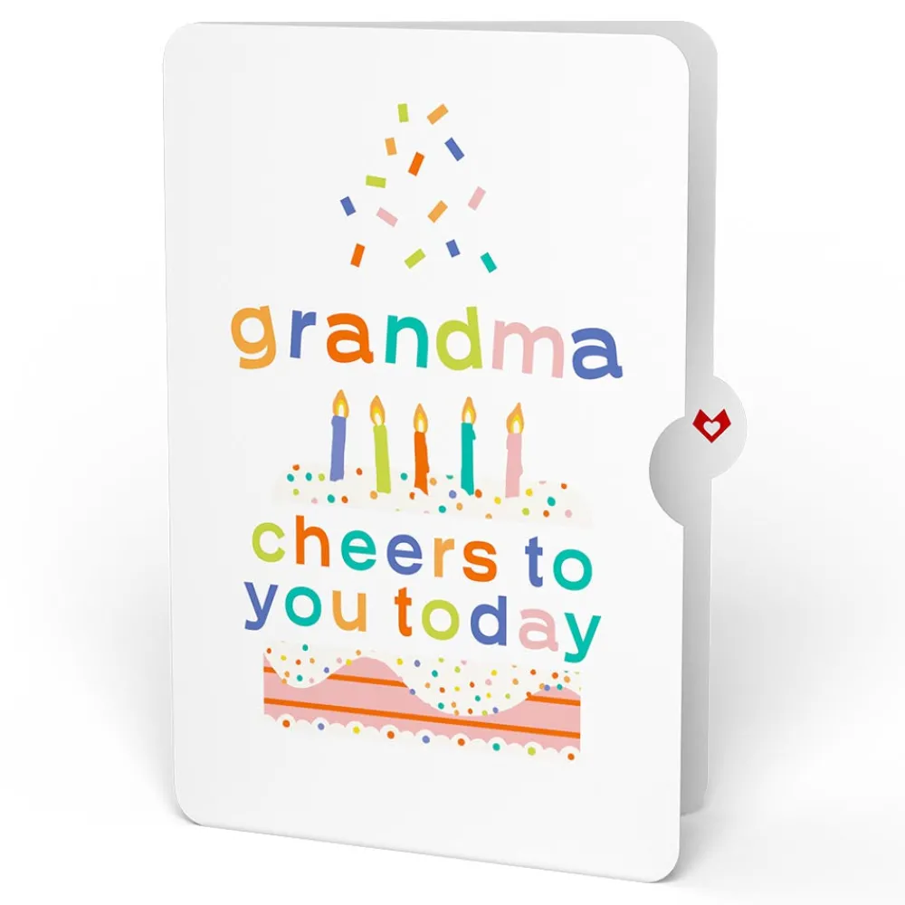 Lovepop Birthday|Confetti Cake Birthday Pop-Up Card and Sentiment Set for Grandma