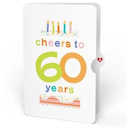 Lovepop Birthday|Confetti Cake 60th Birthday Pop-Up Card and Sentiment Set