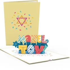 Lovepop Congratulations|Religious|Confetti Mazel Tov Pop-Up Card