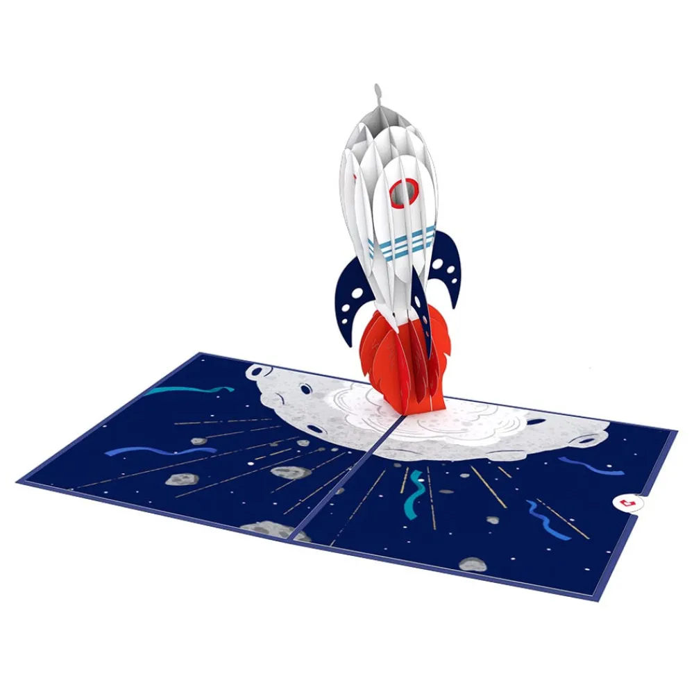 Lovepop Congratulations|Graduation|Congrats Rocketship Pop-Up Card
