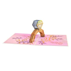 Lovepop Congratulations|Wedding|Congratulations Engagement Ring Pop-Up Card