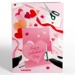 Lovepop Greeting Cards|Valentine'S Day 2/14|Crafty Cat Valentine’s Day Surprise Pop-Up Card