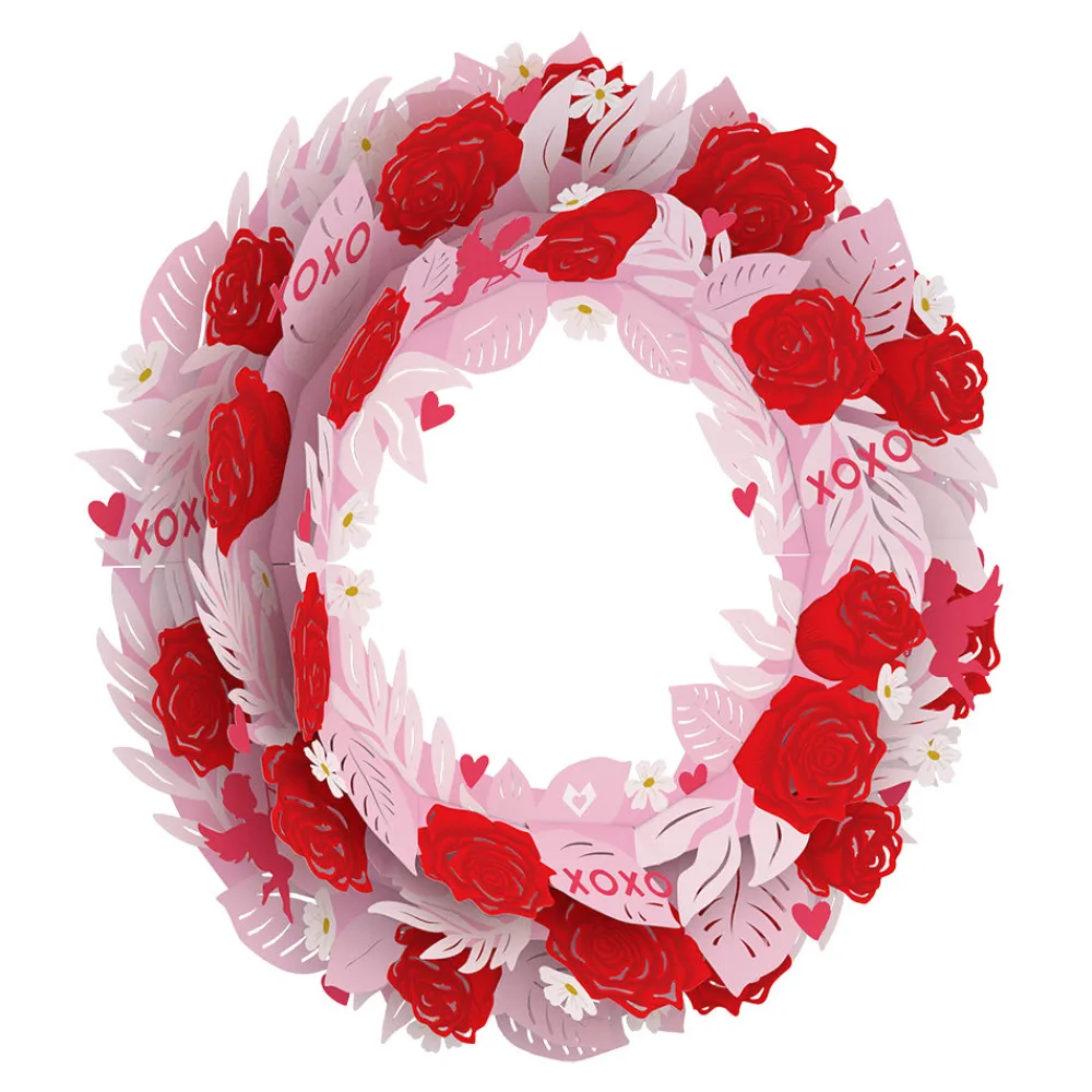 Lovepop Pop-Up Bouquets|Card & Gift Bundles|Cupid’s Valentine Wreath & XOXO Love Balloon Bouquet Bundle