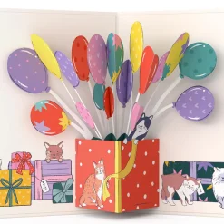 Lovepop Birthday|Curious Cats Birthday Pop-Up Card