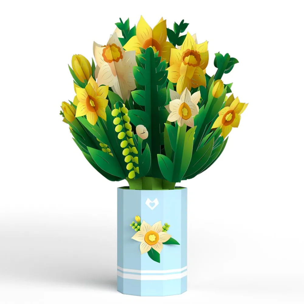 Lovepop Pop-Up Bouquets|Get Well|Daffodil Bouquet