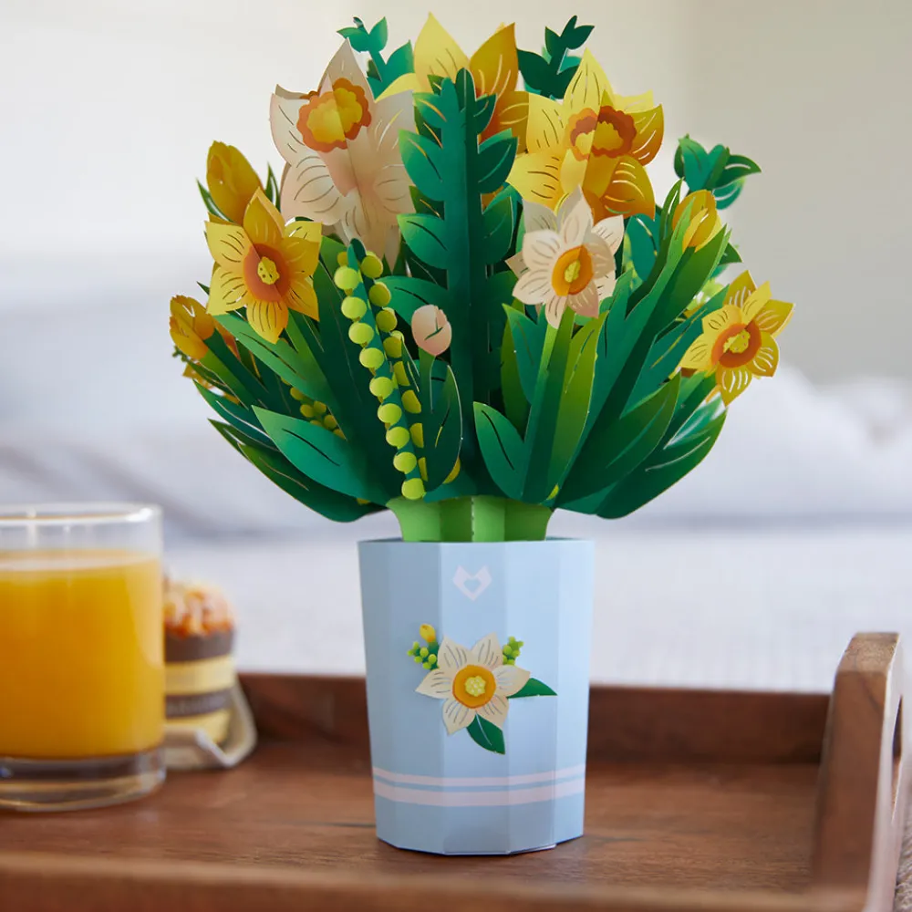 Lovepop Pop-Up Bouquets|Get Well|Daffodil Bouquet