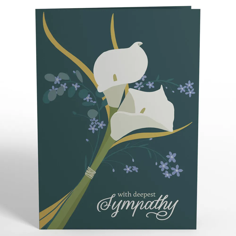 Lovepop Pop-Up Bouquets|Card & Gift Bundles|Deepest Sympathy Pop-Up Card & Bouquet Bundle