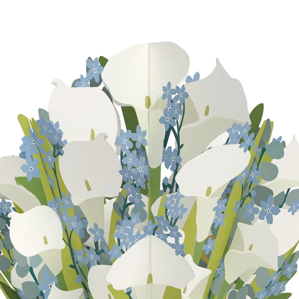 Lovepop Pop-Up Bouquets|Card & Gift Bundles|Deepest Sympathy Pop-Up Card & Bouquet Bundle