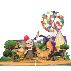 Lovepop Card & Gift Bundles|Decor|Disney and Pixar Up Birthday Adventures Pop-Up Card & Bouquet Bundle