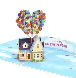 Lovepop Valentine'S Day 2/14|Disney|Disney and Pixar Up My Greatest Adventure Valentine Pop-Up Card