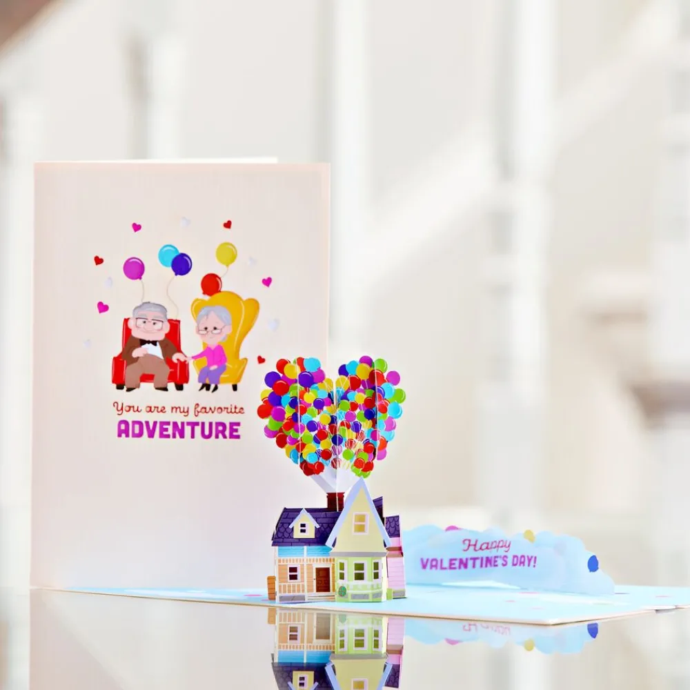 Lovepop Valentine'S Day 2/14|Disney|Disney and Pixar Up My Greatest Adventure Valentine Pop-Up Card