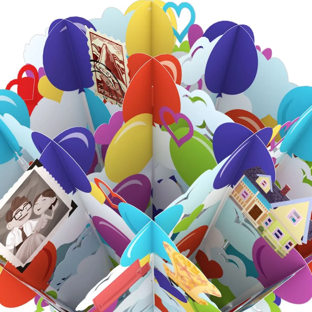 Lovepop Pop-Up Bouquets|Card & Gift Bundles|Disney and Pixar Up My Greatest Adventure Bundle